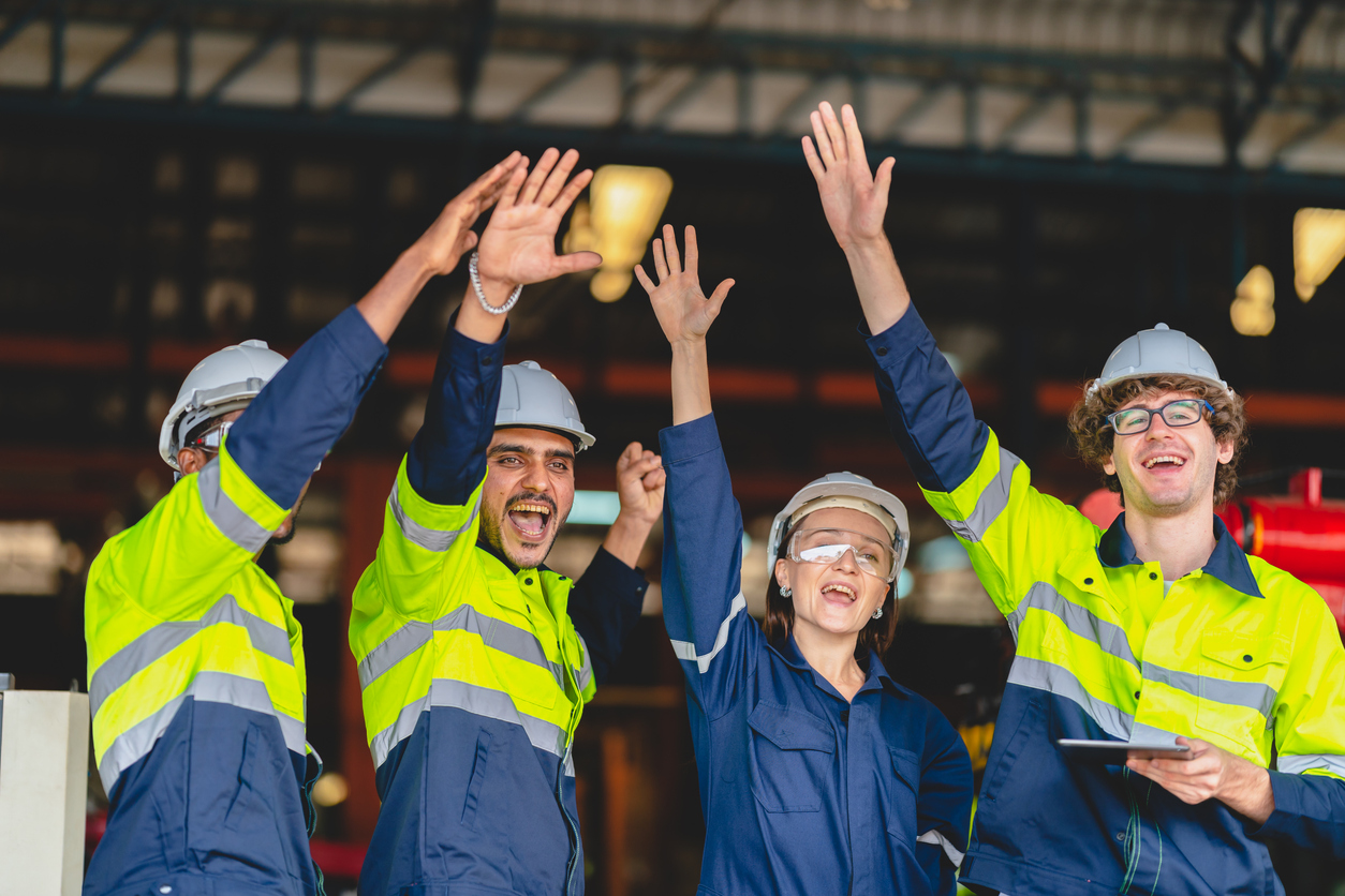 professional-industry-engineer-and-factory-foreman-worker-team-person-wearing-safety-helmet-hard-hat-technician-people-teamwork-in-work-site-of-business-construction-and-manufacturing-technology-job